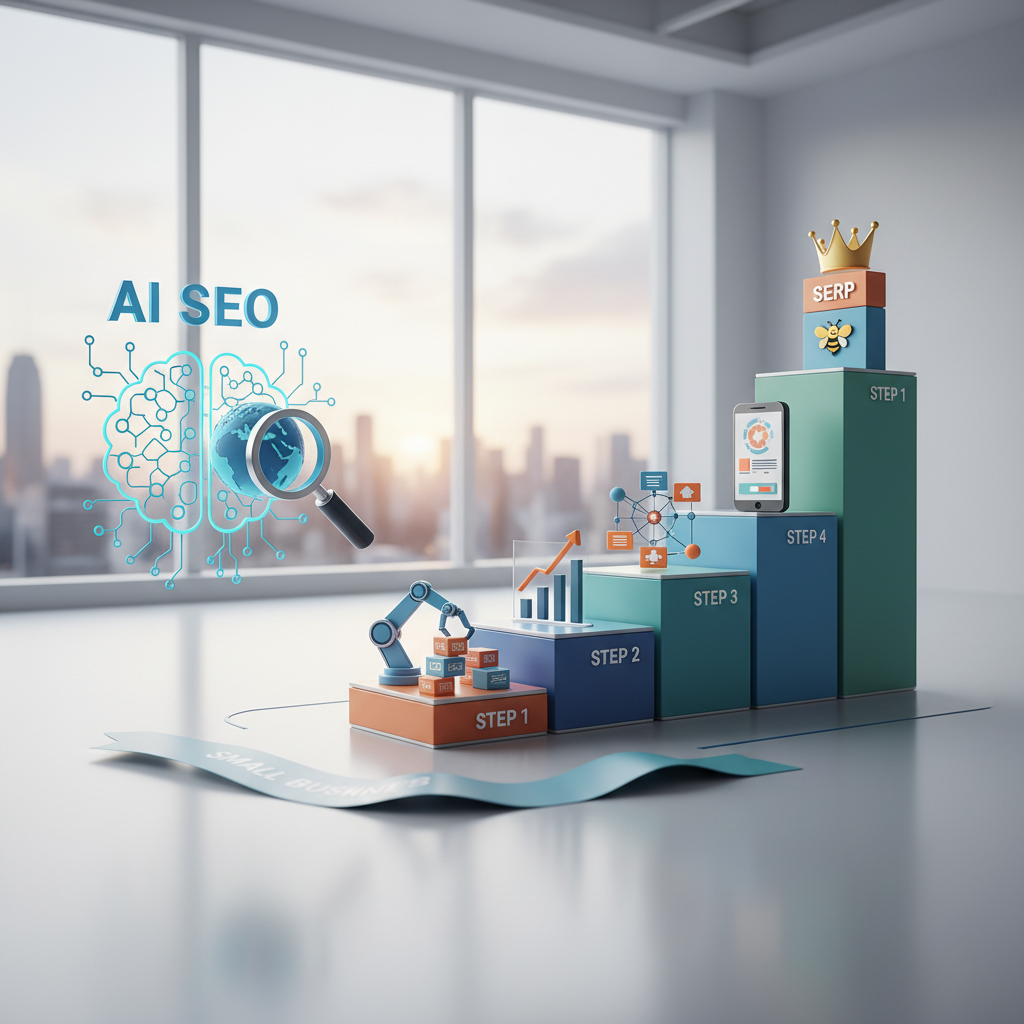 Featured image for: AI SEO for Small Business: A 5-Step Ranking Guide